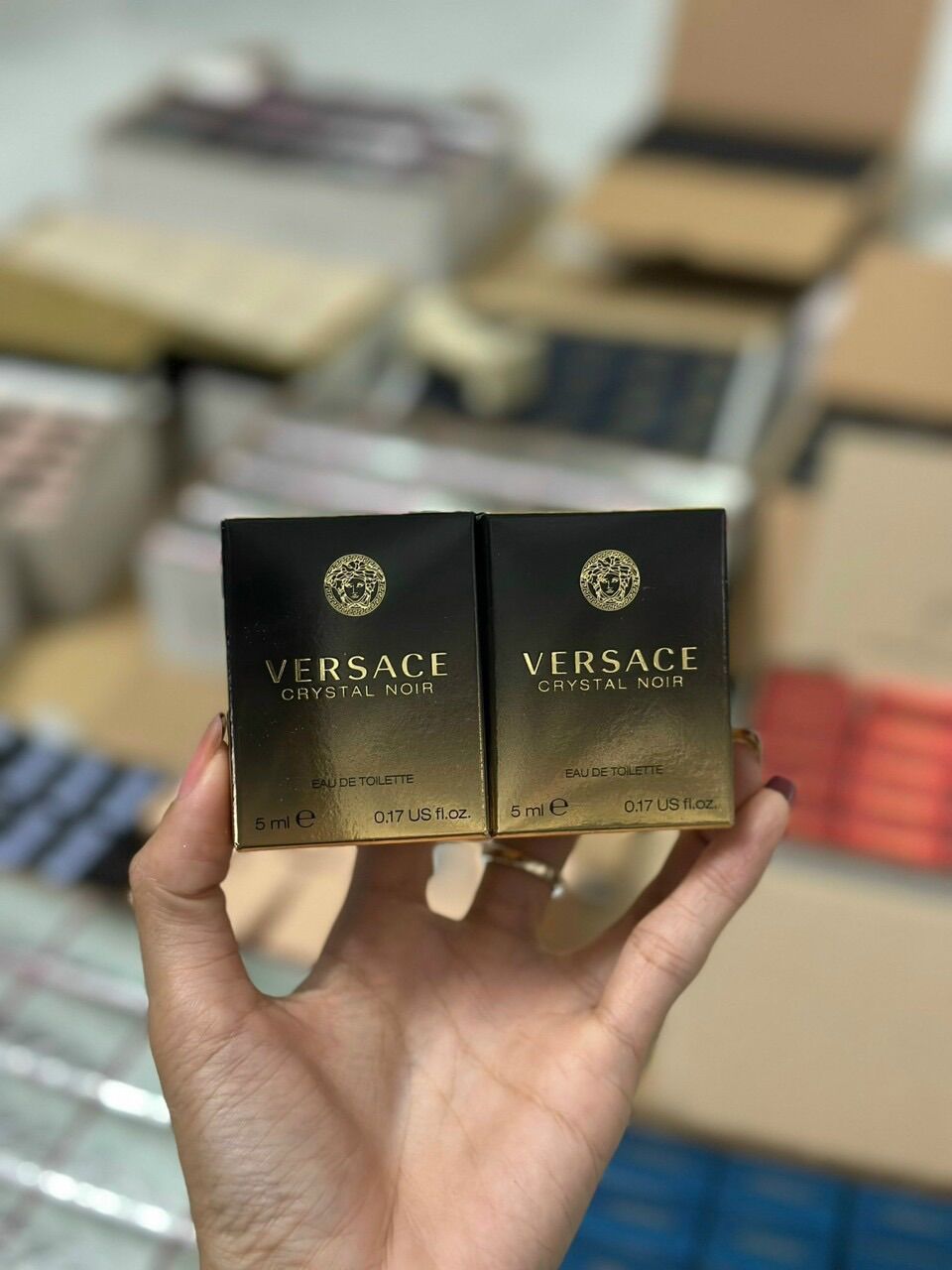 [Mini] Nước hoa Versace Crystal Noir EDT 5ml
