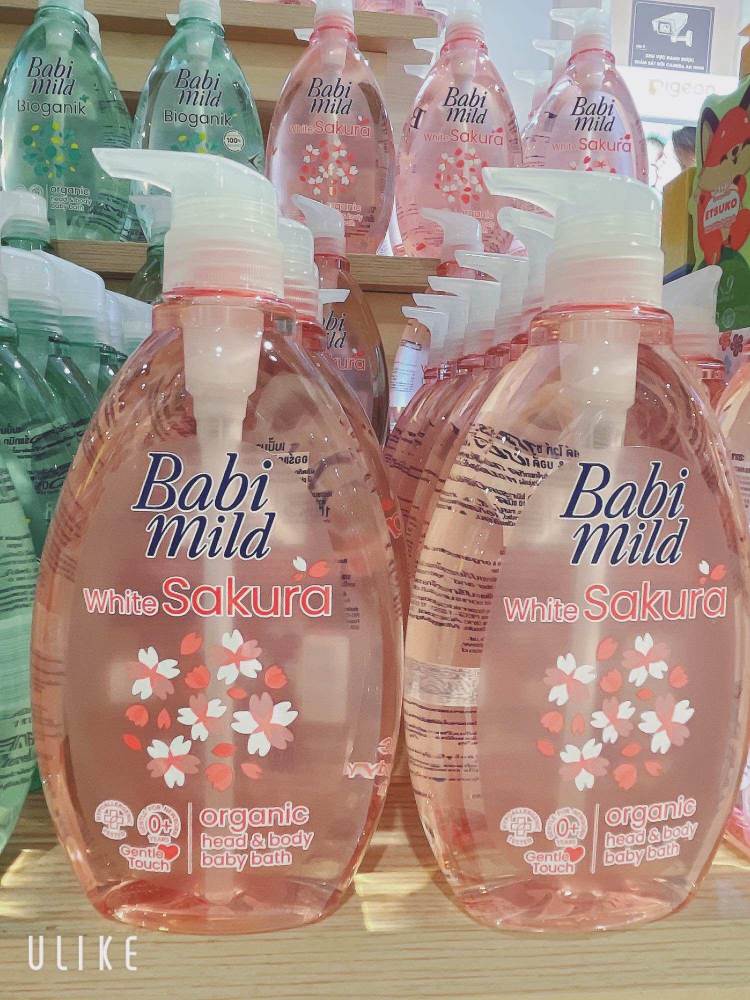 Sữa tắm gội Babi mild 850ml cho bé