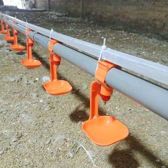 Bộ núm chén uống tự động cho gà lắp ống 27. Bộ núm uống tự động cho gà lắp ống 27