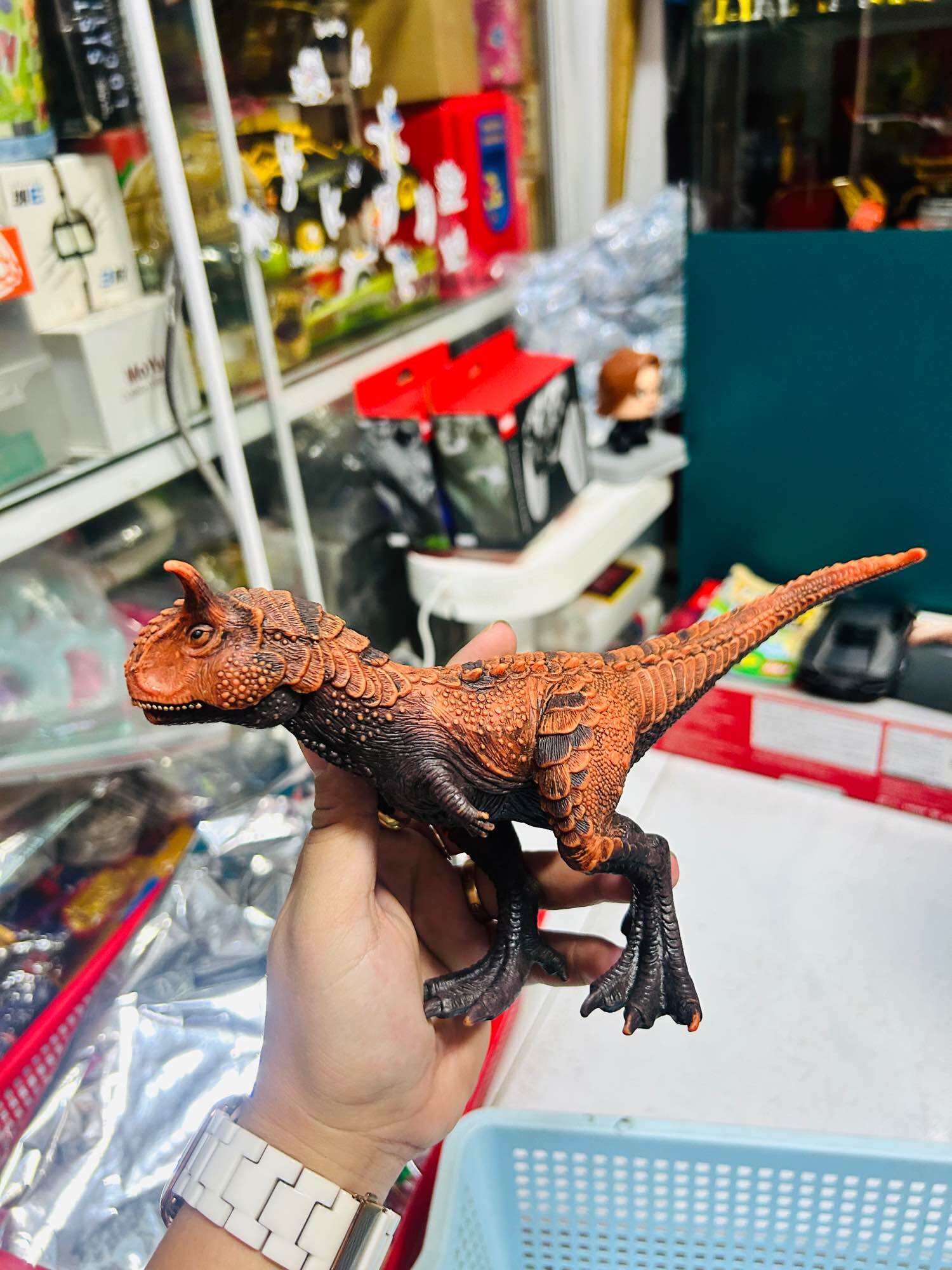 Mô Hình Khủng Long Carnotaurus SCHLEICH chính hãng ( used)