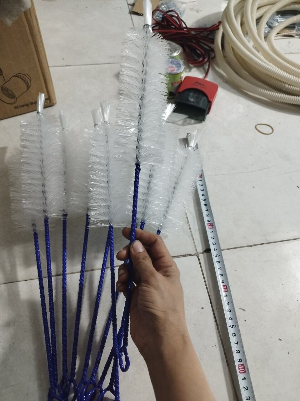 Cây cọ rửa xe,rửa chai lọ lớn