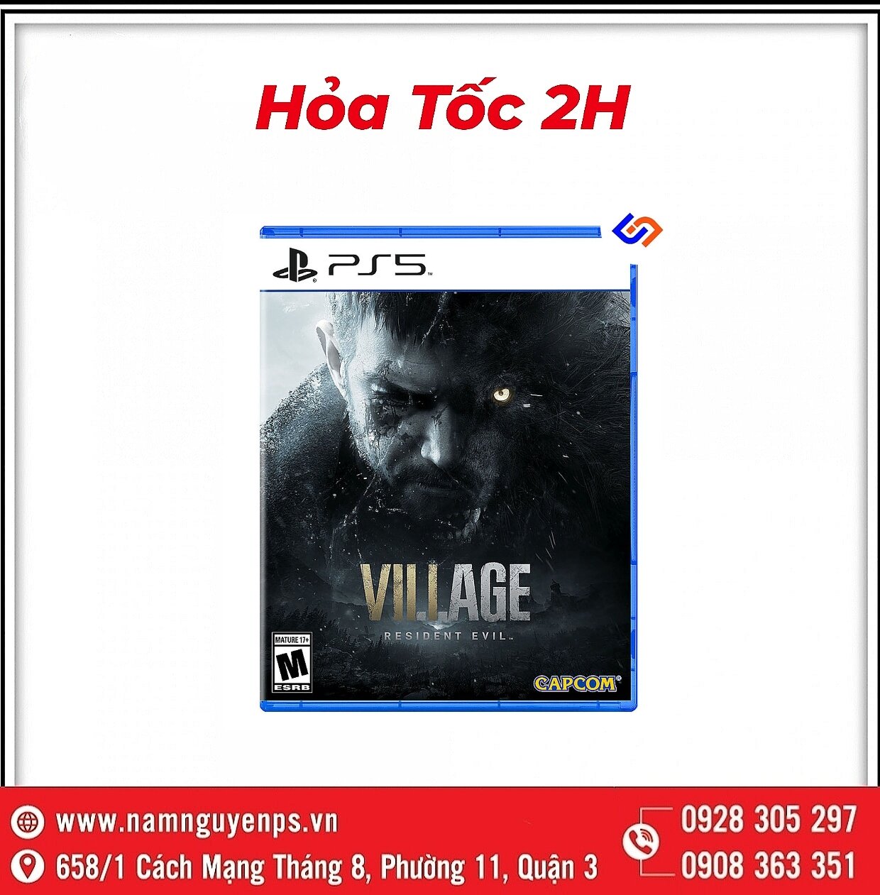 Đĩa game ps5 | resident evil village res 8