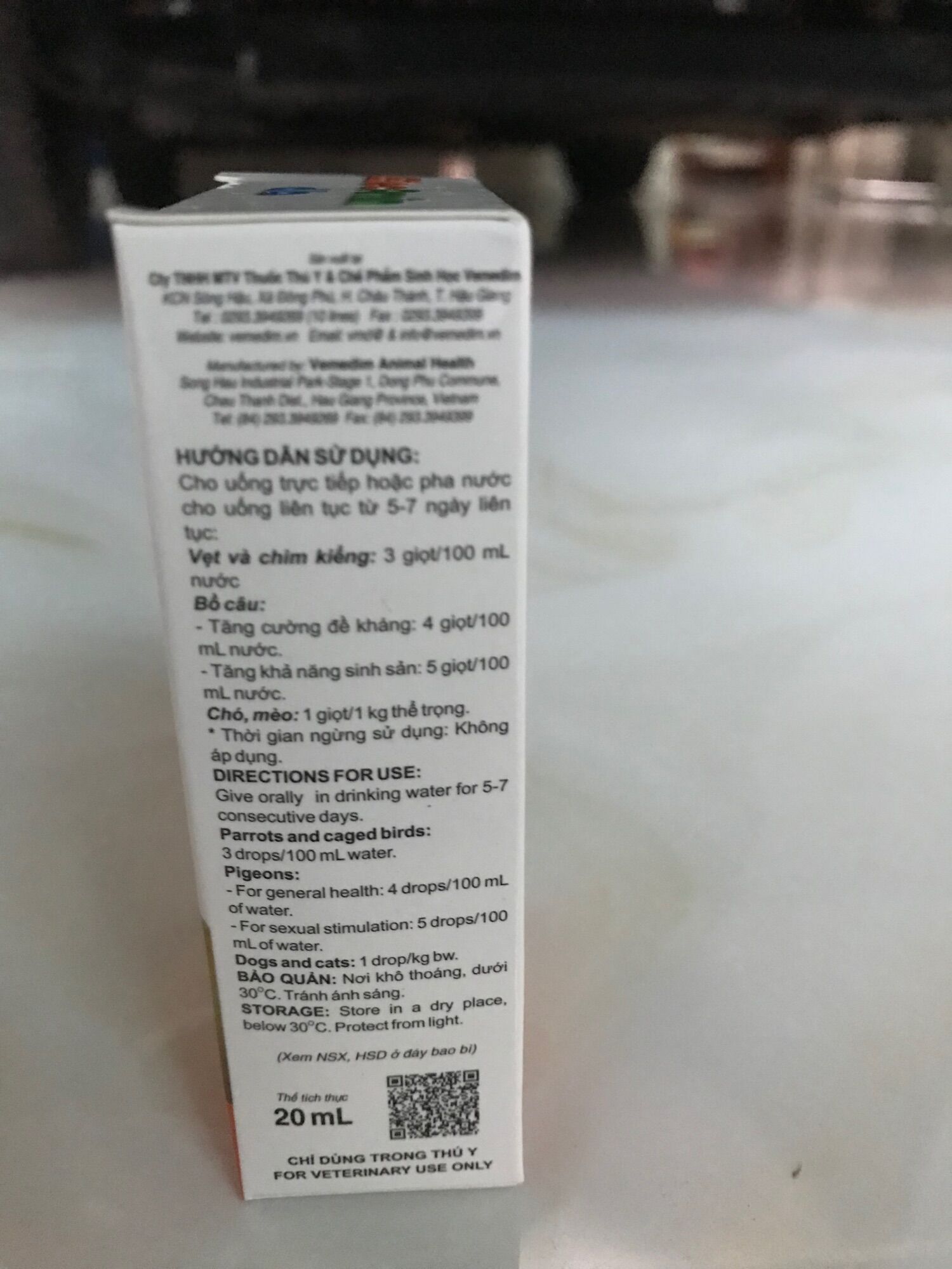 ElecAmin db - Vemedin (Bổ sung Vitamin cho thú cưng)