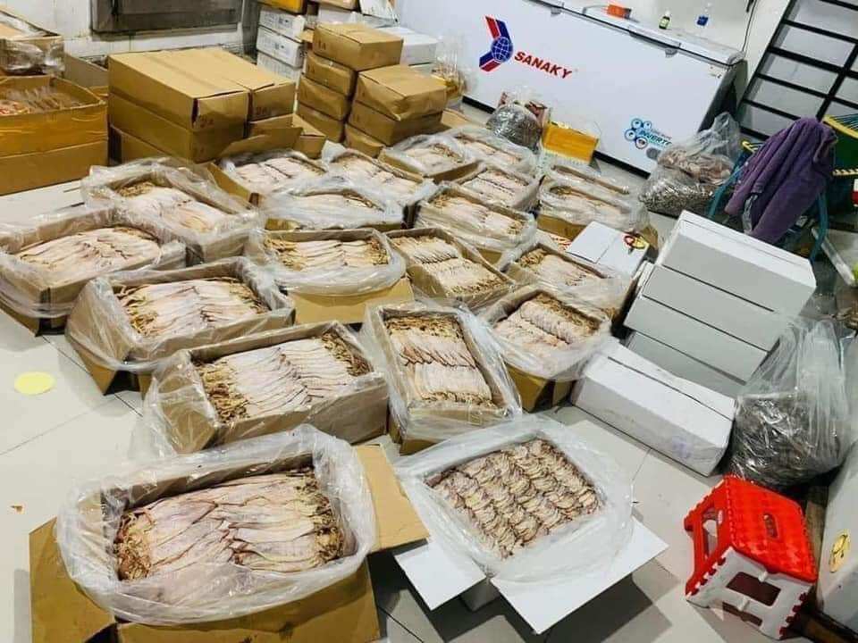 500kg mực khô size 30-35 con