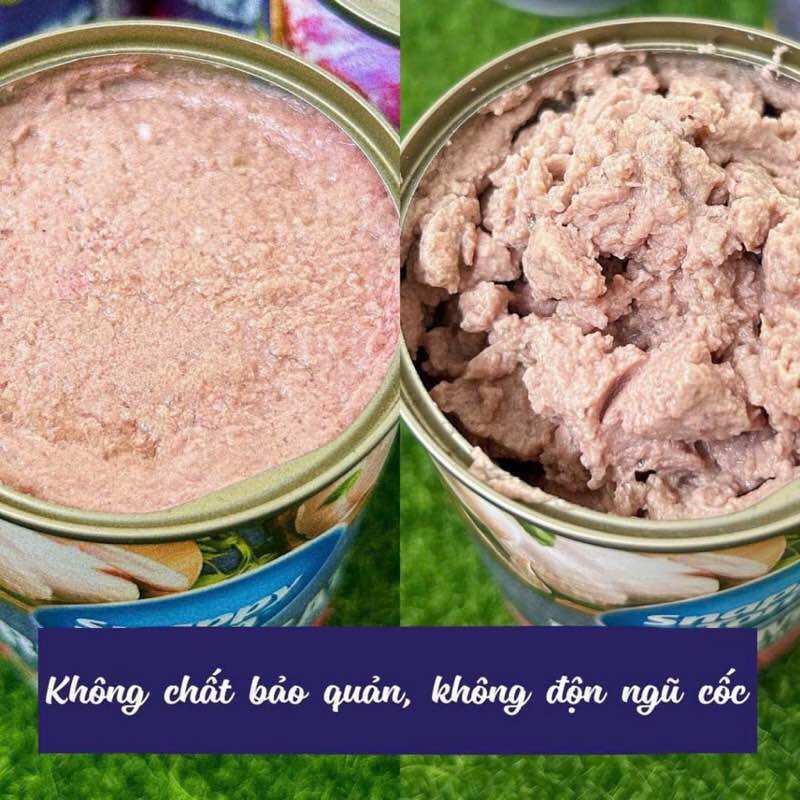 Pate cho mèo lon 400g SNAPPY TOM - SNAPPY TOM REAL FISH