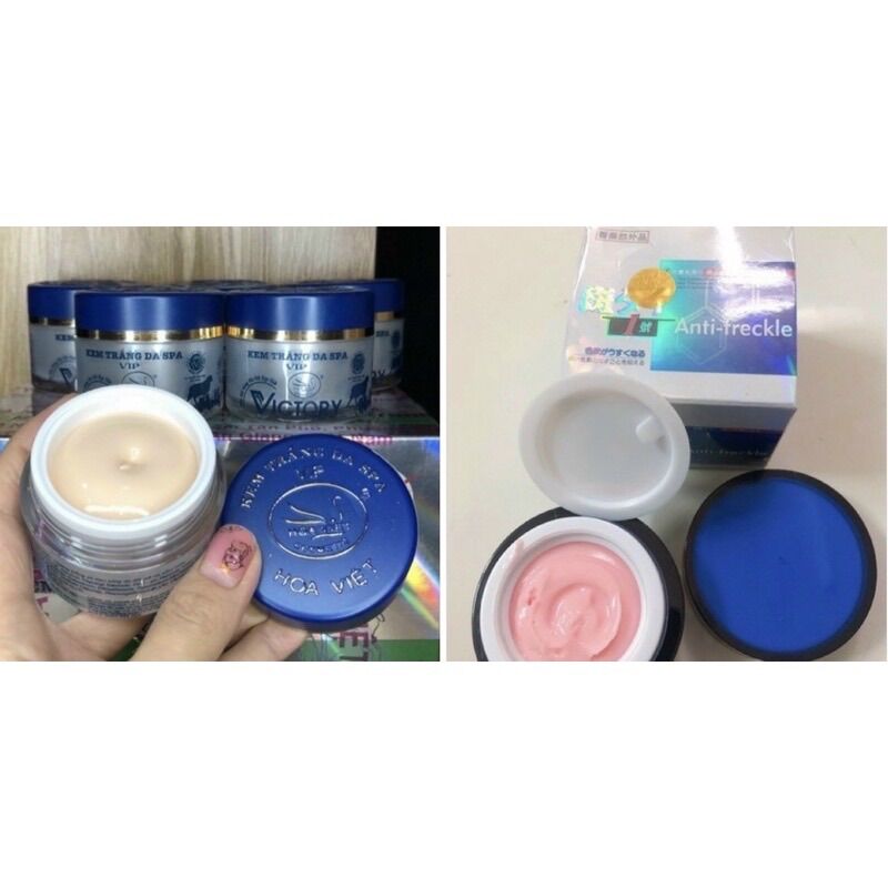 Bộ kem anti freckle victory hoa việt trắng da spa chuẩn xịn