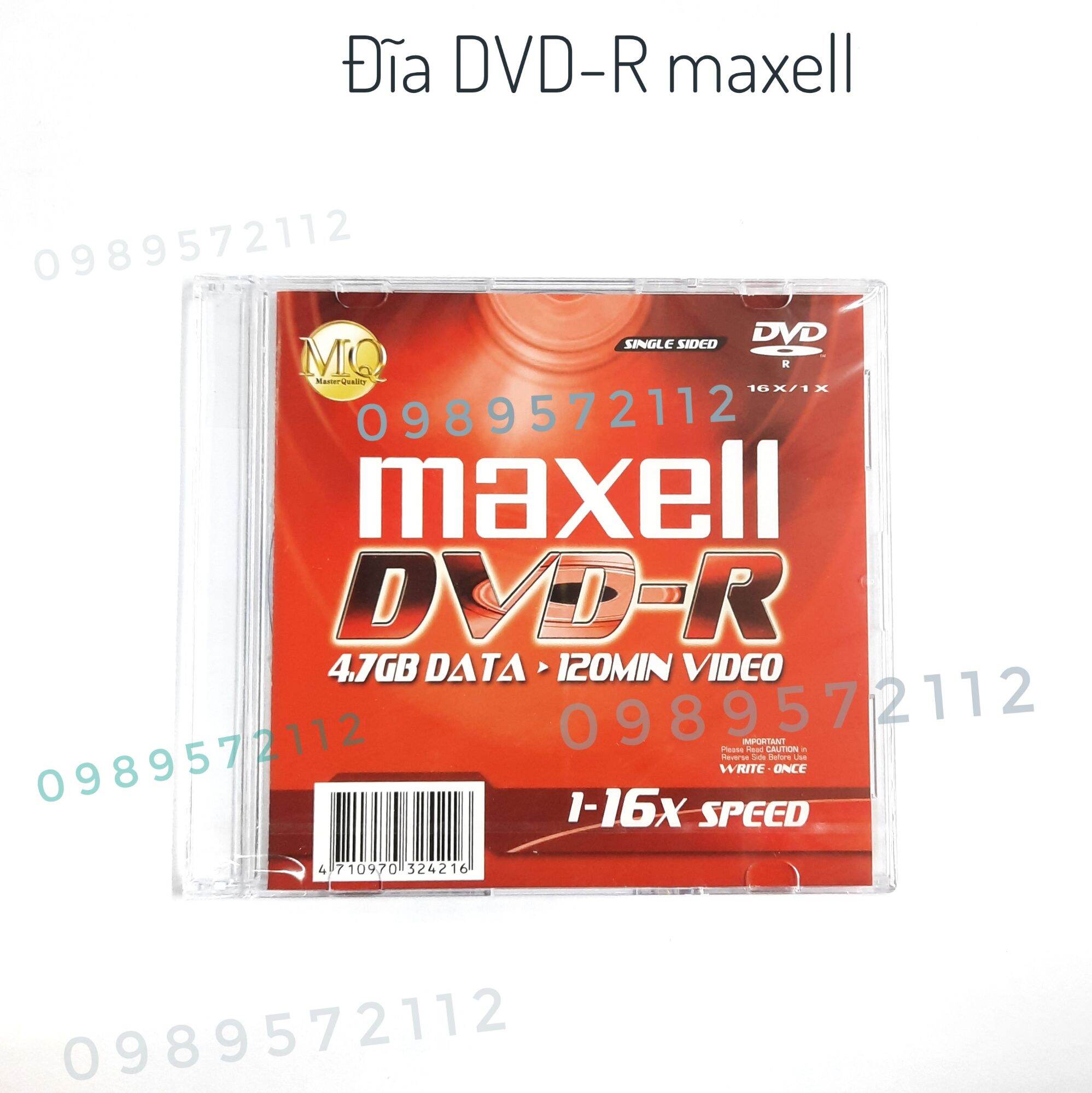 Đĩa CD-R,DVD-R maxell (hộp 10 cái).