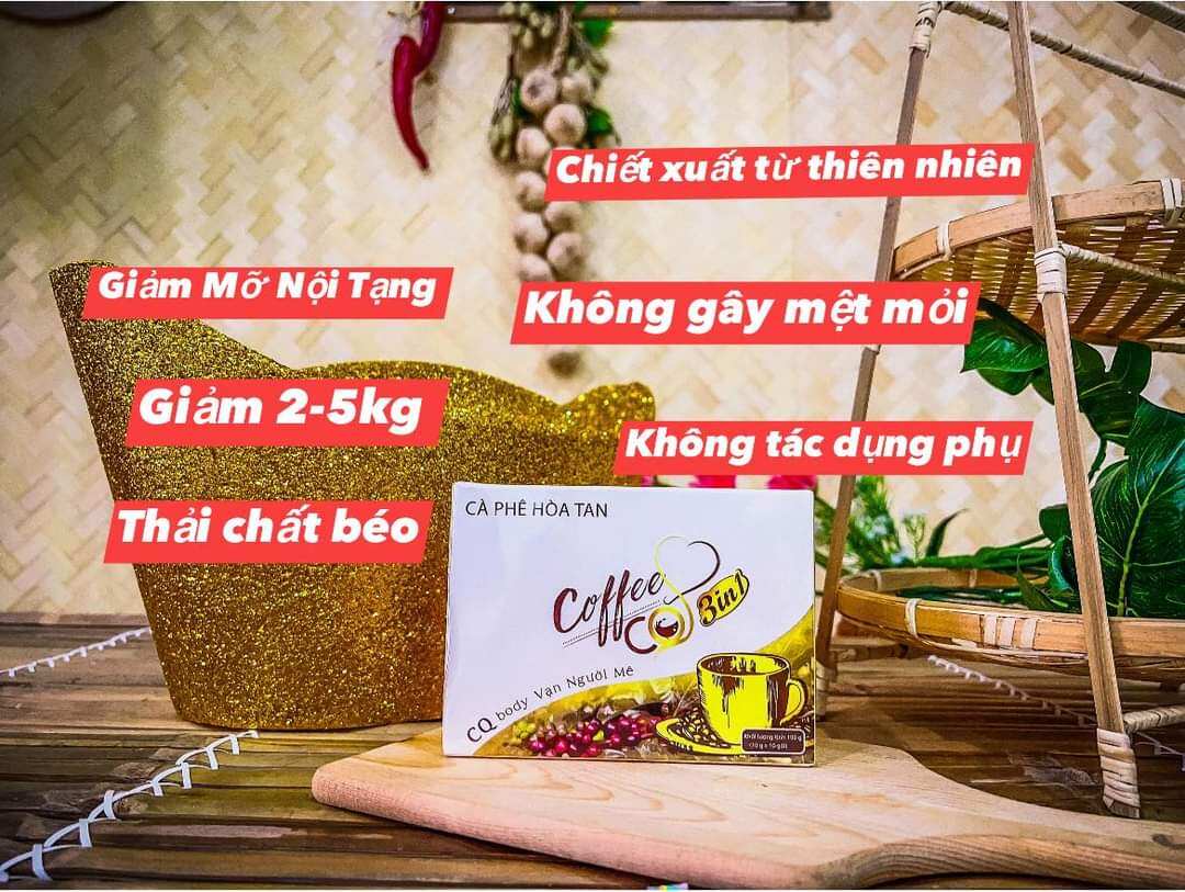 (HCM - CHÍNH HÃNG) CAFE GIẢM CÂN CQ SLIM COFFEE D7