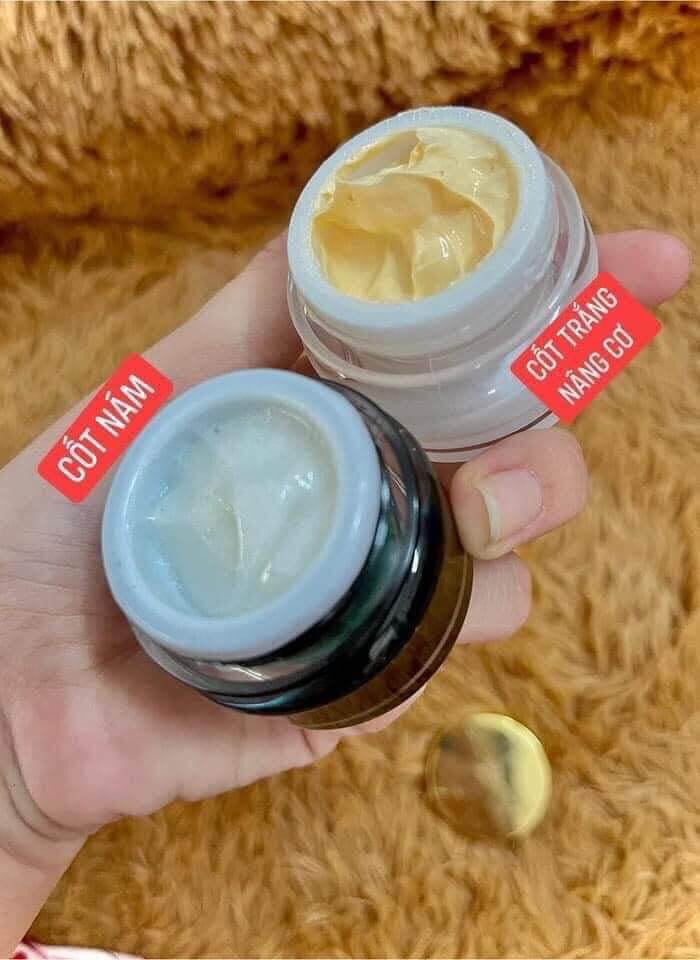 Bộ sản phẩm cốt nám đông y ngày và đêm.