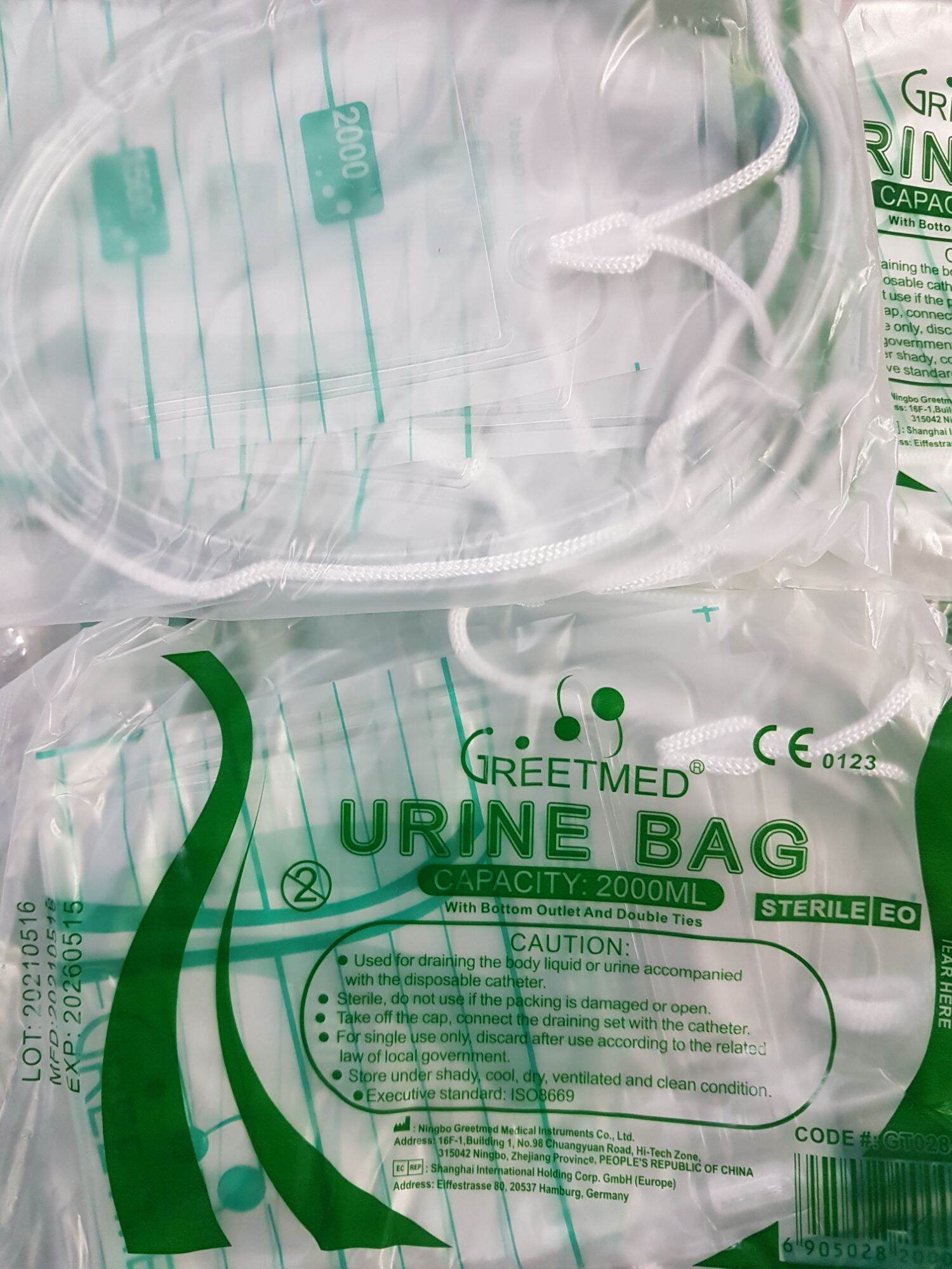Túi đựng nước tiểu greetmed / mpv 2000ml