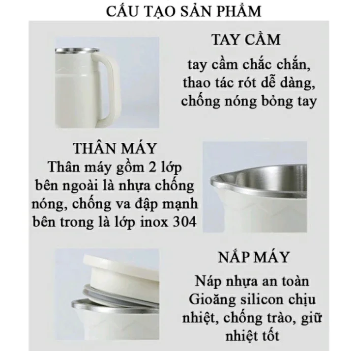 Máy Làm Sữa Hạt Mini Xutaotao