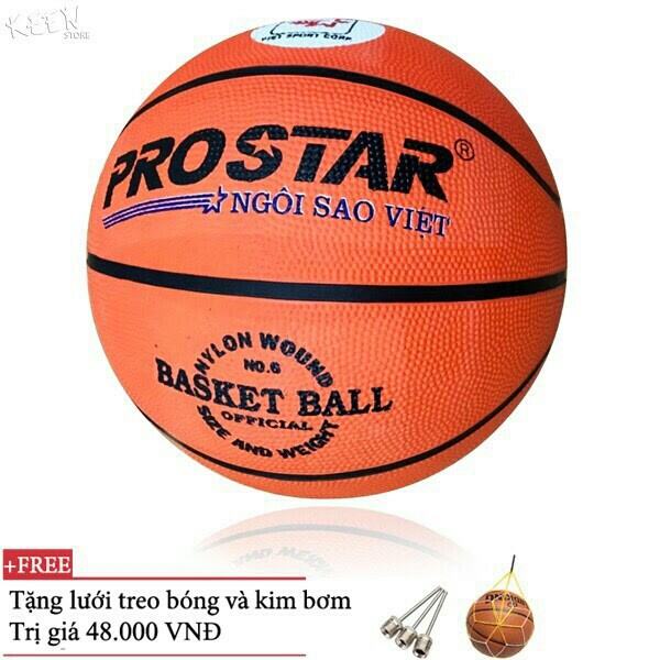 quả bóng rổ Prostar số 5 - 6 -7  tặng kim bơm và lưới đựng bóng thumbnail