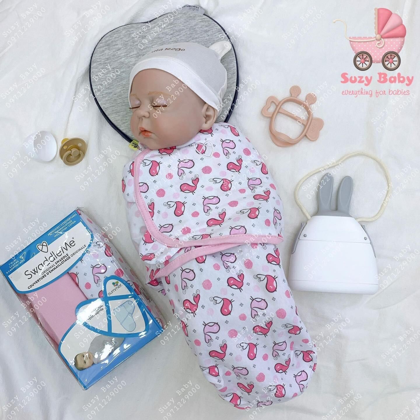 Ủ kén cotton swaddle me chính hãng