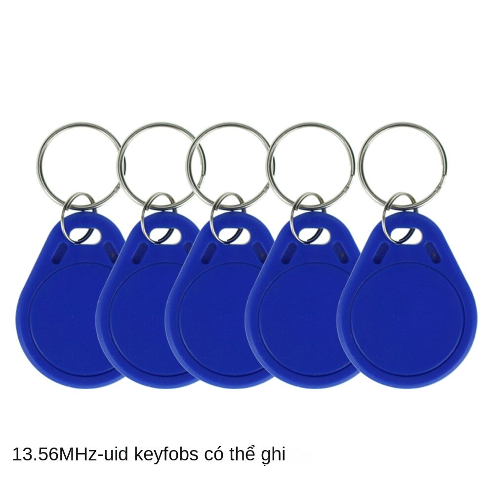 RFID 13.56MHz UID Changeable Keyfobs Keychains Token MF NFC Tag Rewritable Writable Access Control Keycard to Copy /Clone Card