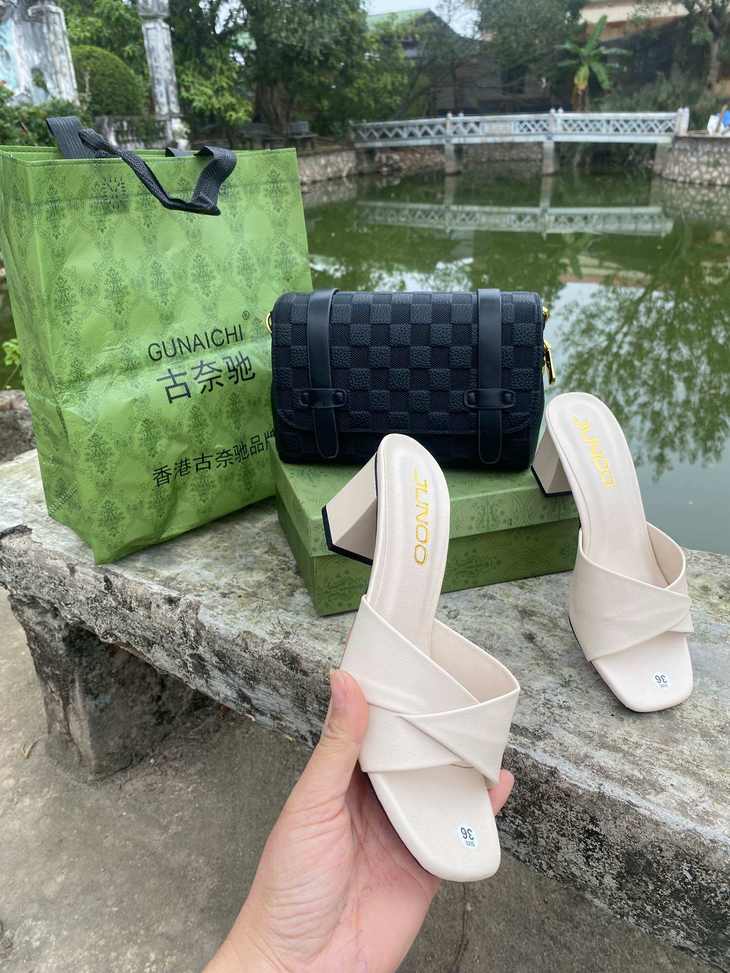 5P High Heel Sandals in Matte Leather