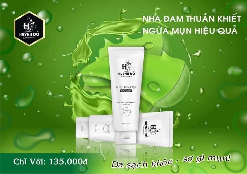 Sữa Rửa Mặt nha đam huỳnh đỗ