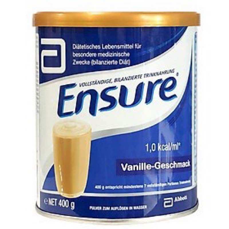 Sữa Bột Ensure Đức hộp 400G hương Vani