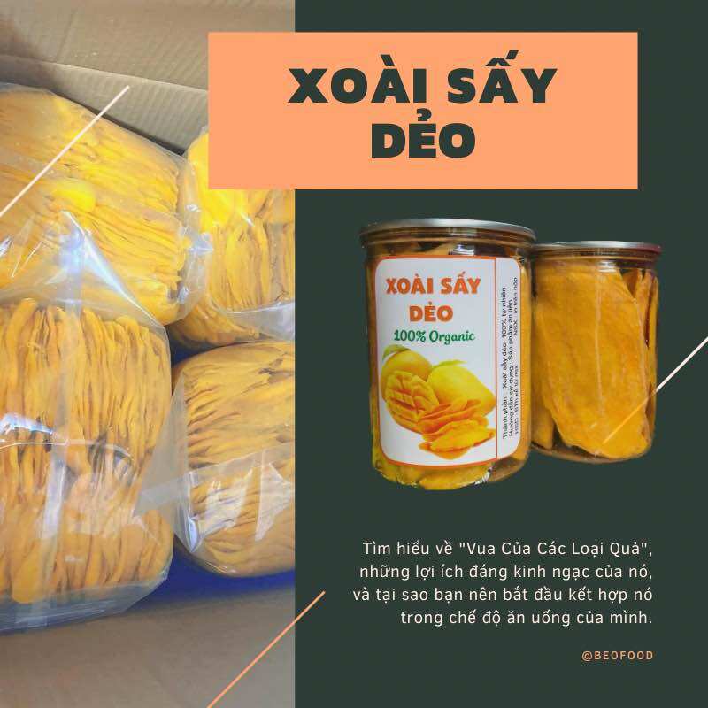 Xoài sấy dẻo 300g Đà Lạt