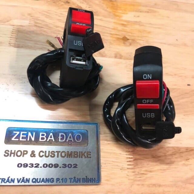 Công tắc on/off có usb