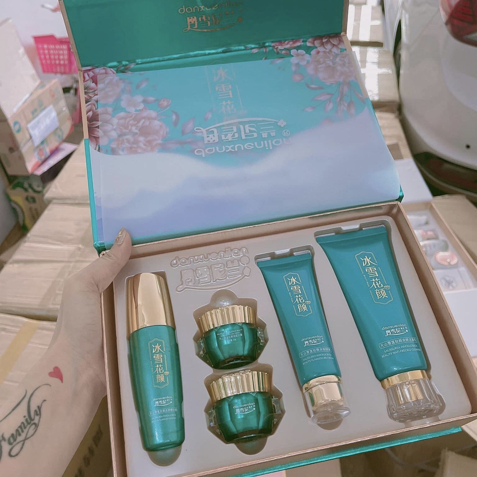 Bộ hoàng cung xanh vip 5 món chính hãng