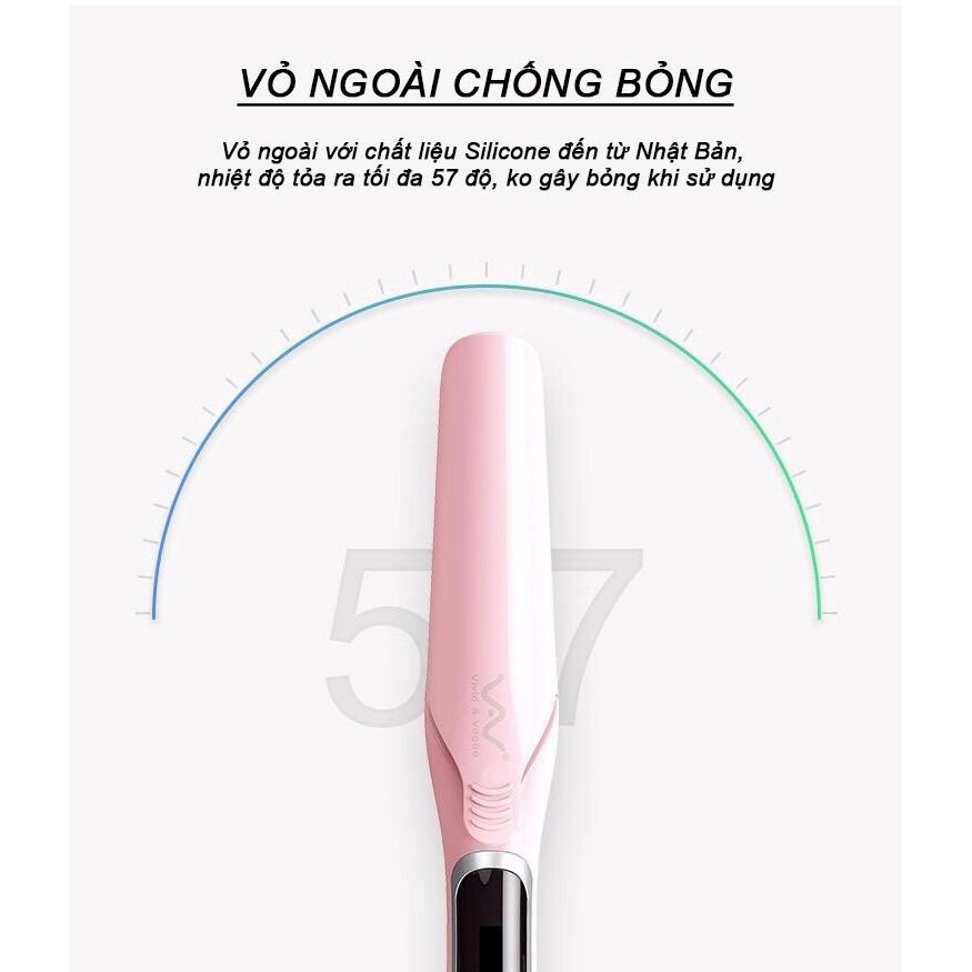 MÁY UỐN & DUỖI 2in1 VIVID&VOGUE® - VAV813D (BH 1 năm)
