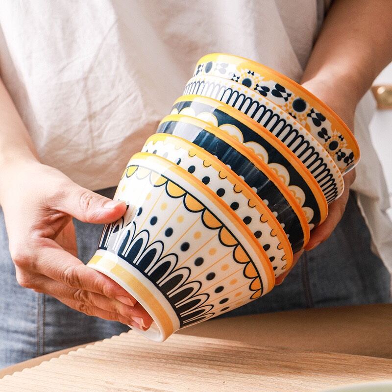 Bát Sứ Hoa Văn Thổ Cẩm,Chén Sứ Cao Cấp Hàng Loại 1