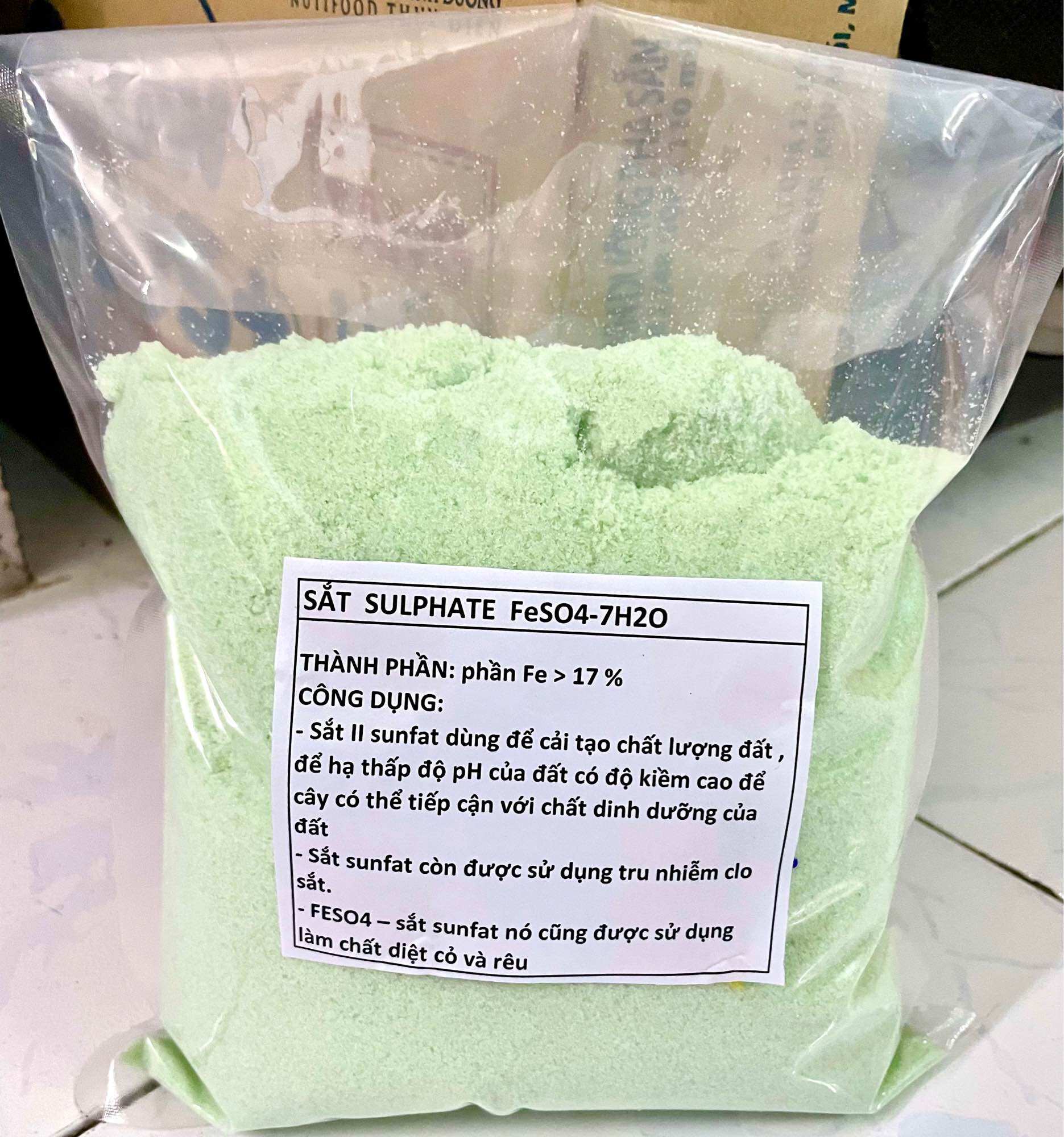 Phân bón sắt sulphate feso4-7h2o