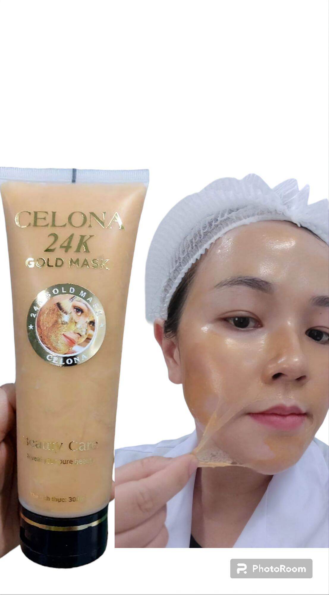 Mặt nạ vàng 24k và mặt nạ tảo biển 24k 300g