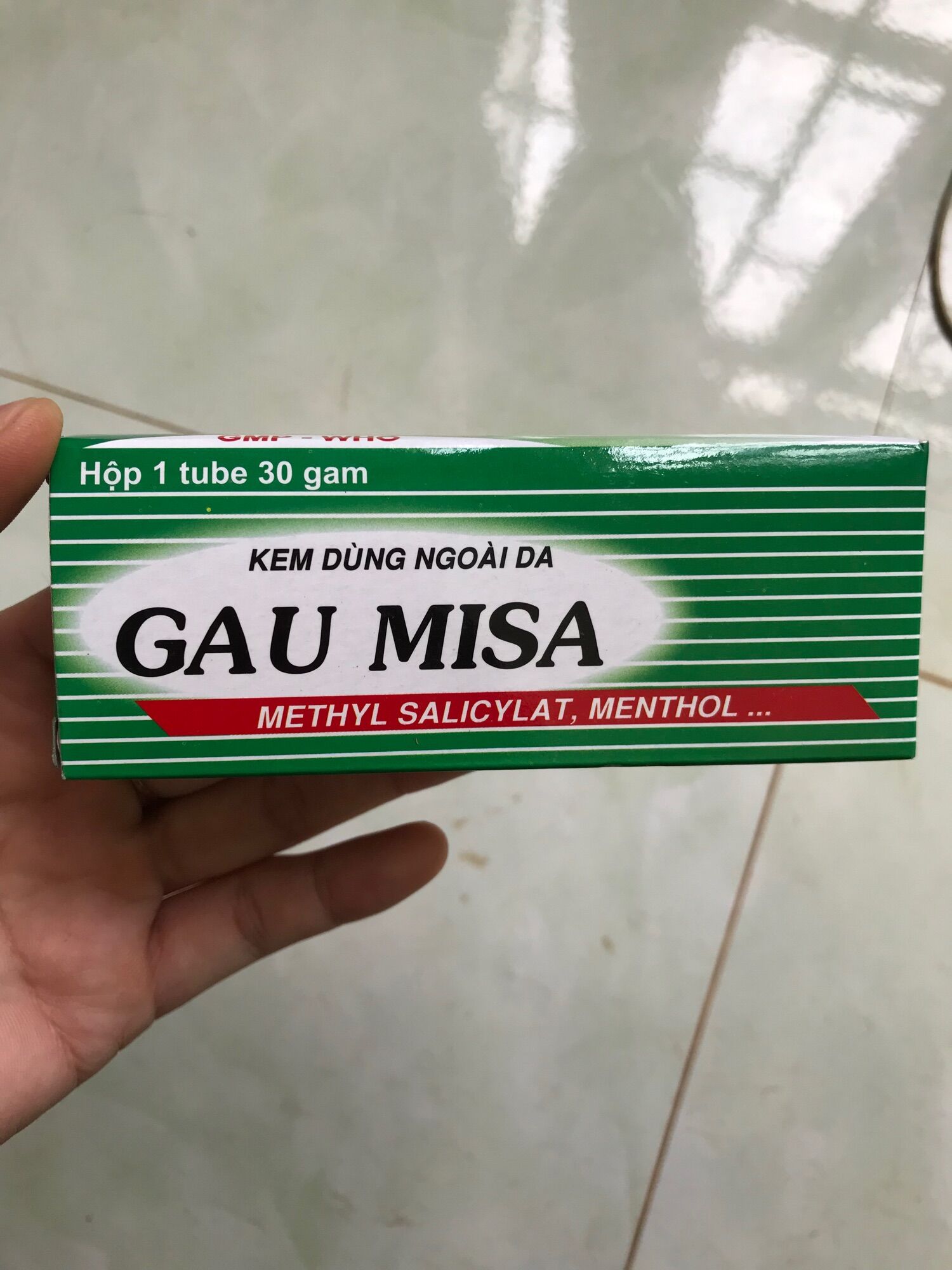 Kem dùng ngoài da gau misa gấu misa