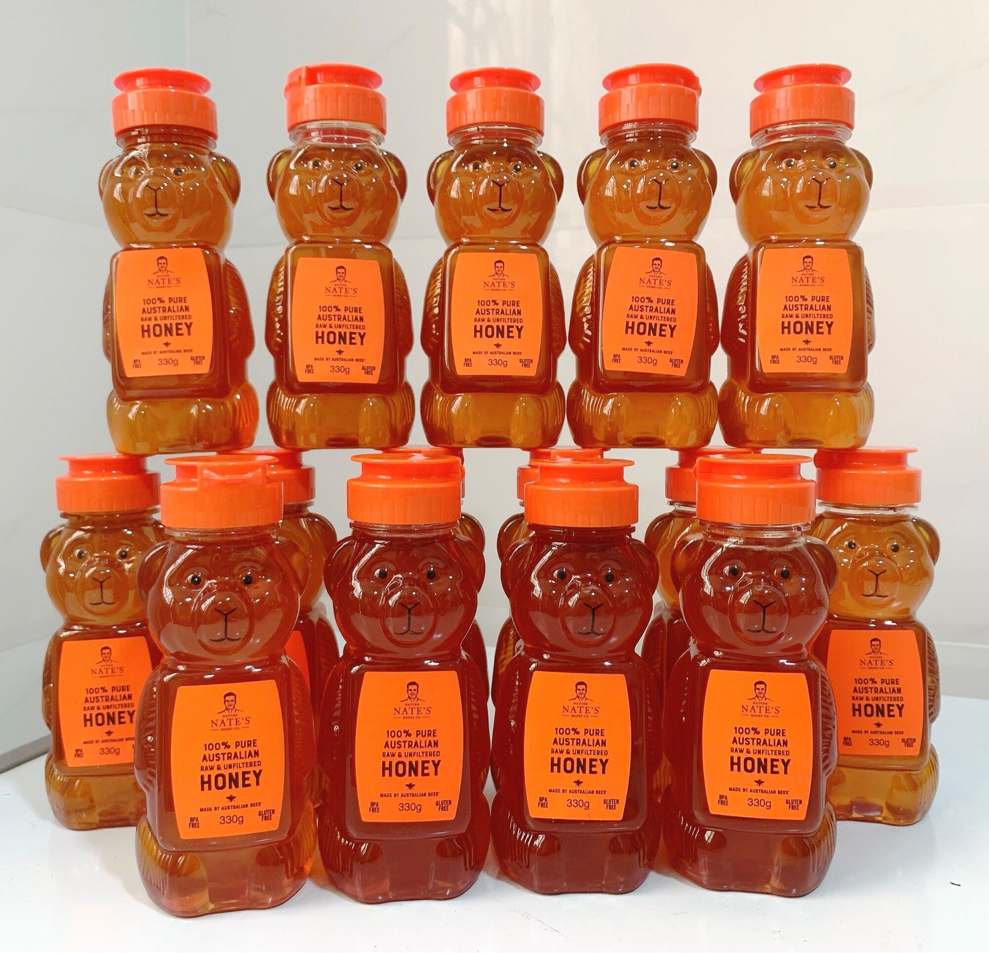 [Bill Úc] Mật ong tự nhiên Nature Nate's 100% Pure Australian Raw & Unfiltered Honey 330gram