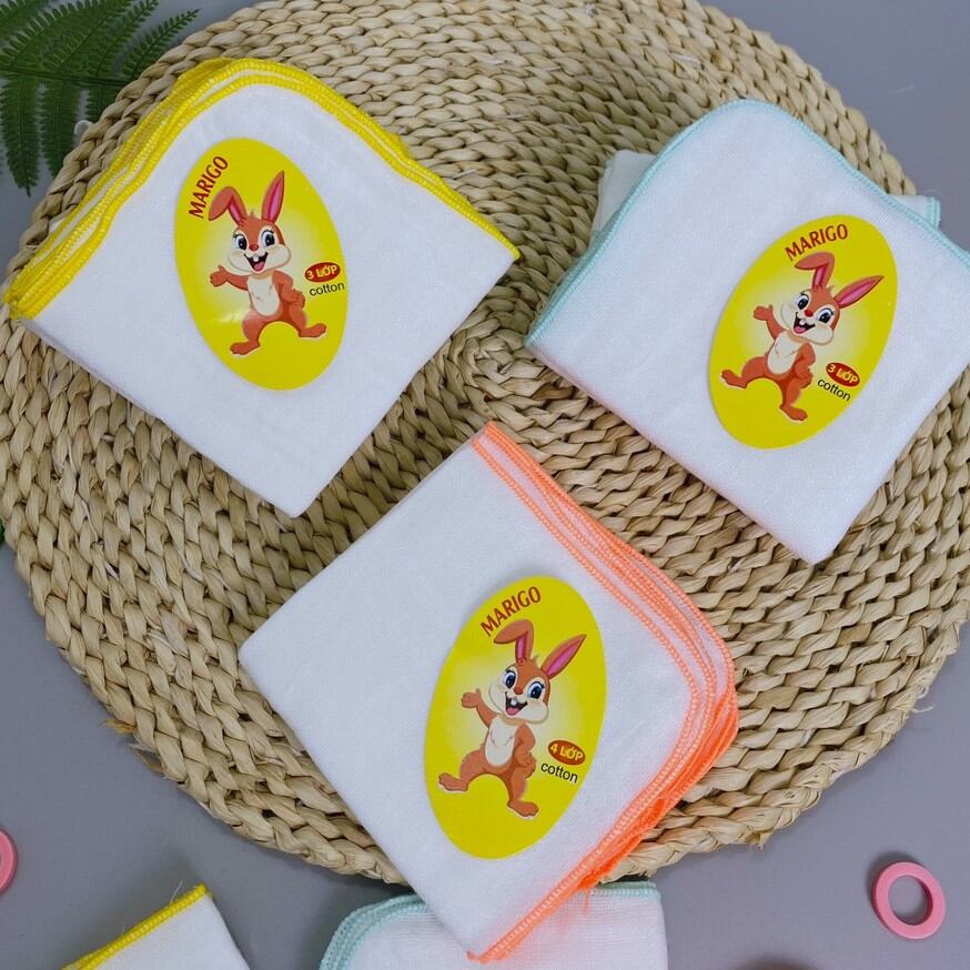 10 Khăn sữa thỏ cao cấp cho bé 2 lớp - 4 lớp