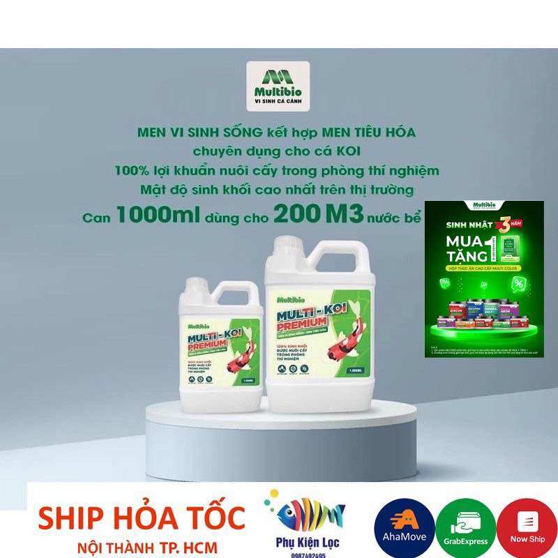 Men Vi sinh dành cho hồ koi bể cá Koi Multi Koi Premium