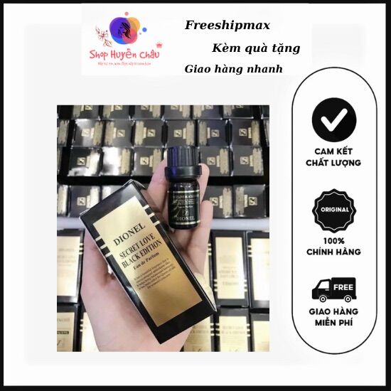 Nước Hoa Vùng Kín Dionel Secret Love 5ml, Đen (Dùng cho cả nam nữ)