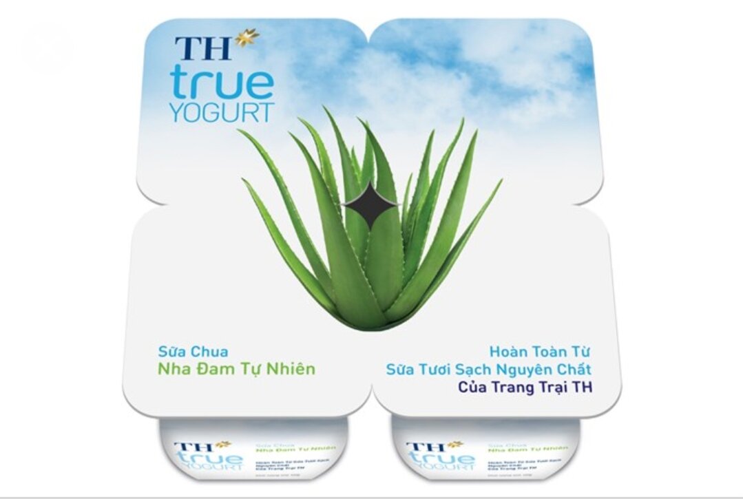 6 Lốc Sữa Chua Ăn TH True Milk ( Nha Đam/ Sầu Riêng/ Trái Cây / Việt Quất) Lốc 4 Hộp 100g * 24 Hộp