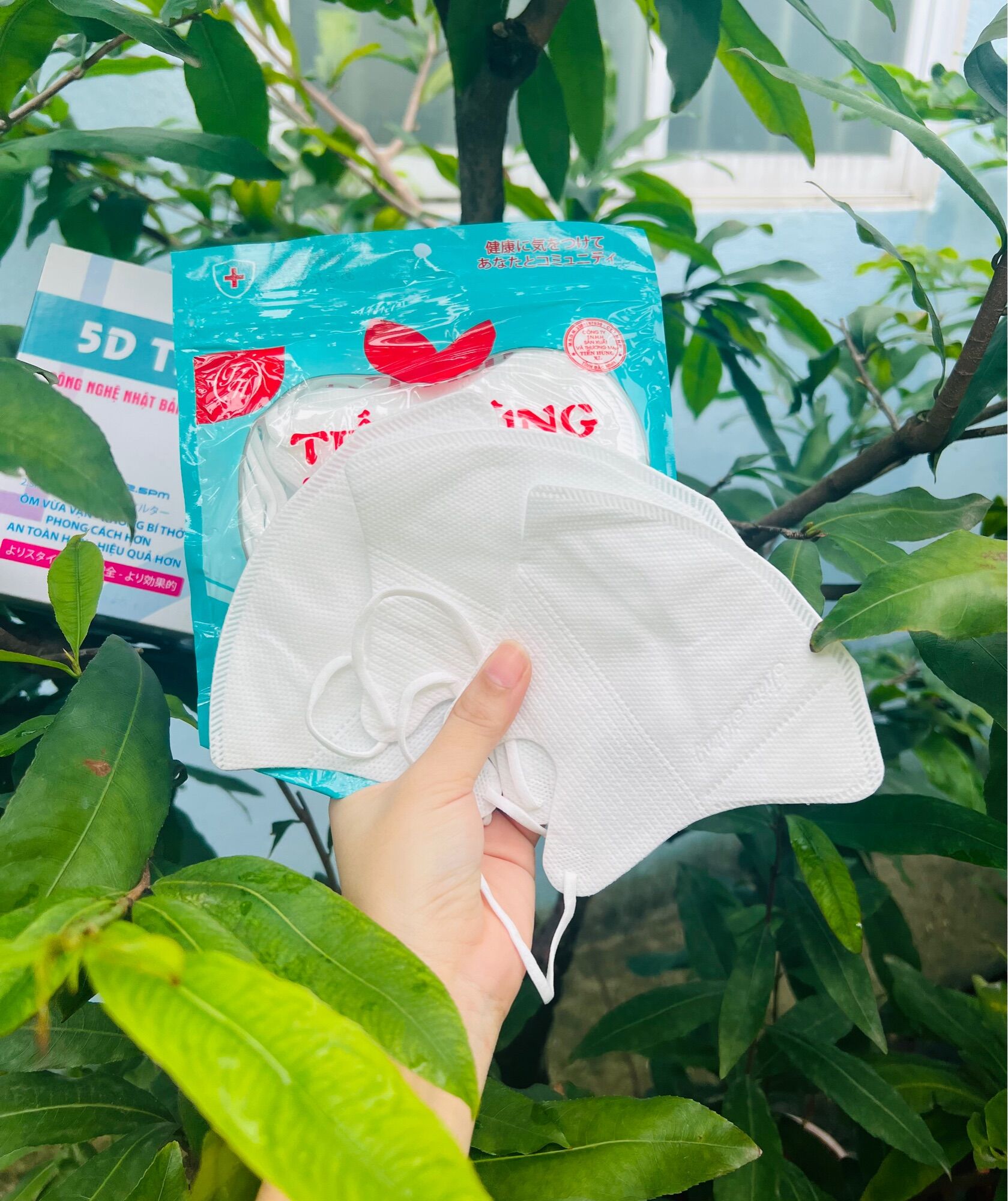 THÙNG 100c KHẨU TRANG 5D TIẾN HÙNG