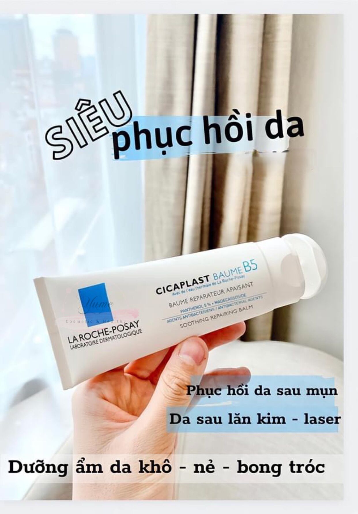 [Cóbill]Kem dưỡng siêu phục hồi da B5 Laroche Posay