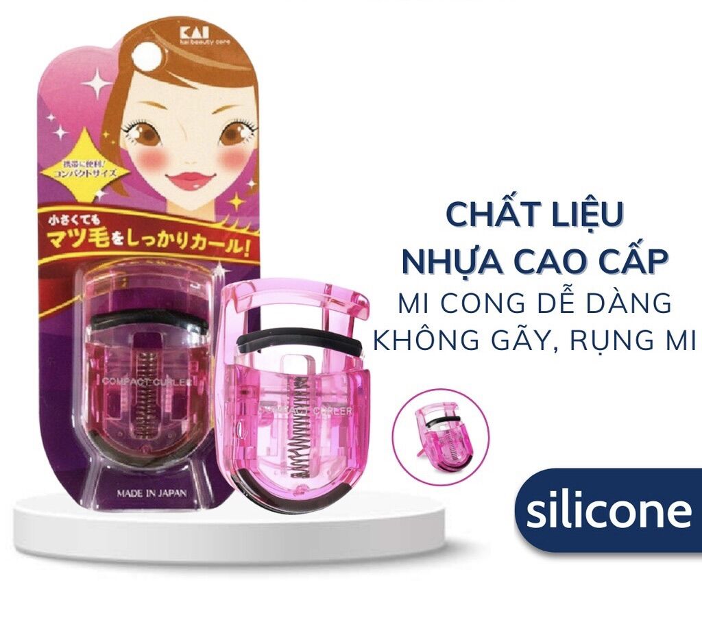 Kẹp Bấm Mi Nhật Bản Kai Compact Curler.