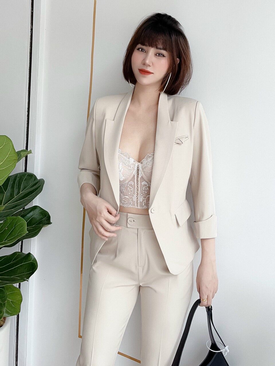 Aó Vest Cao Cấp.0085.Aó blazer Nữ Công Sở.