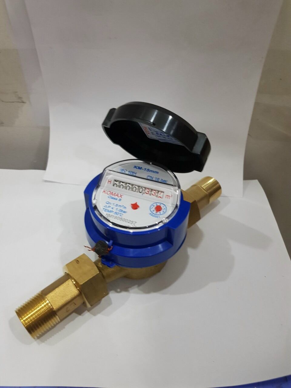 Giá đồng hồ nước sạch DN15 Komax Hàn Quốc có kiểm định chuẩn đo lường nước nhà trọ