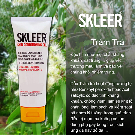 Gel hồi phục da, dưỡng ẩm Skleer