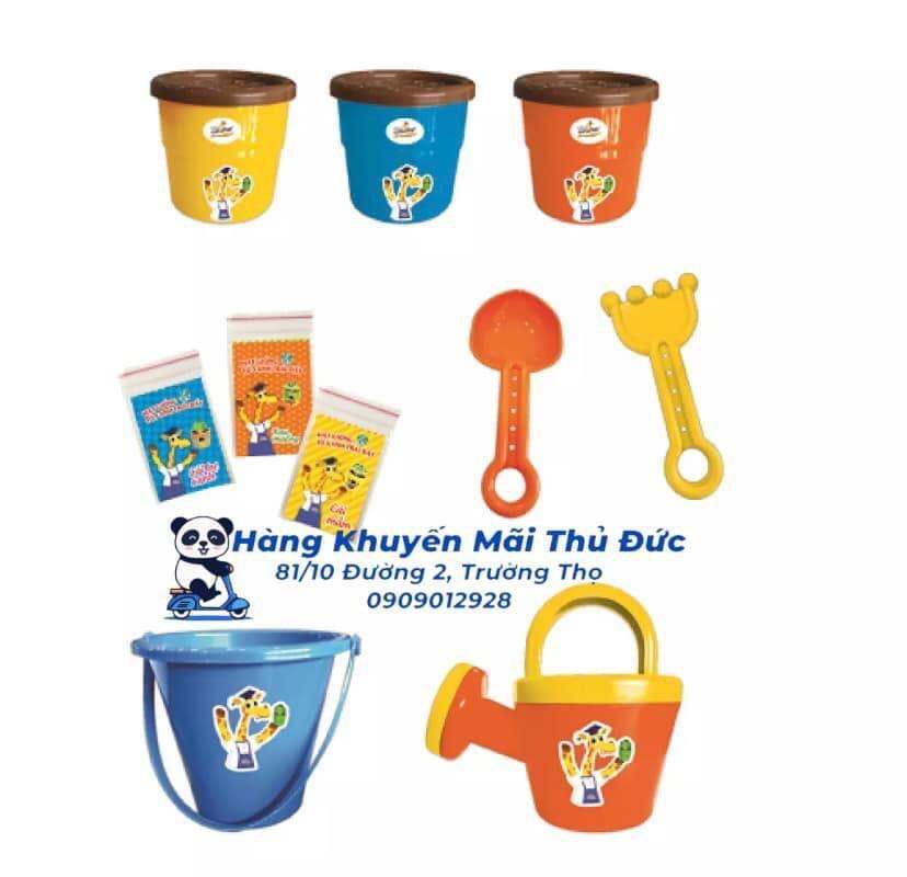 Bộ đồ chơi trồng cây cho bé (Hạt giống thật)