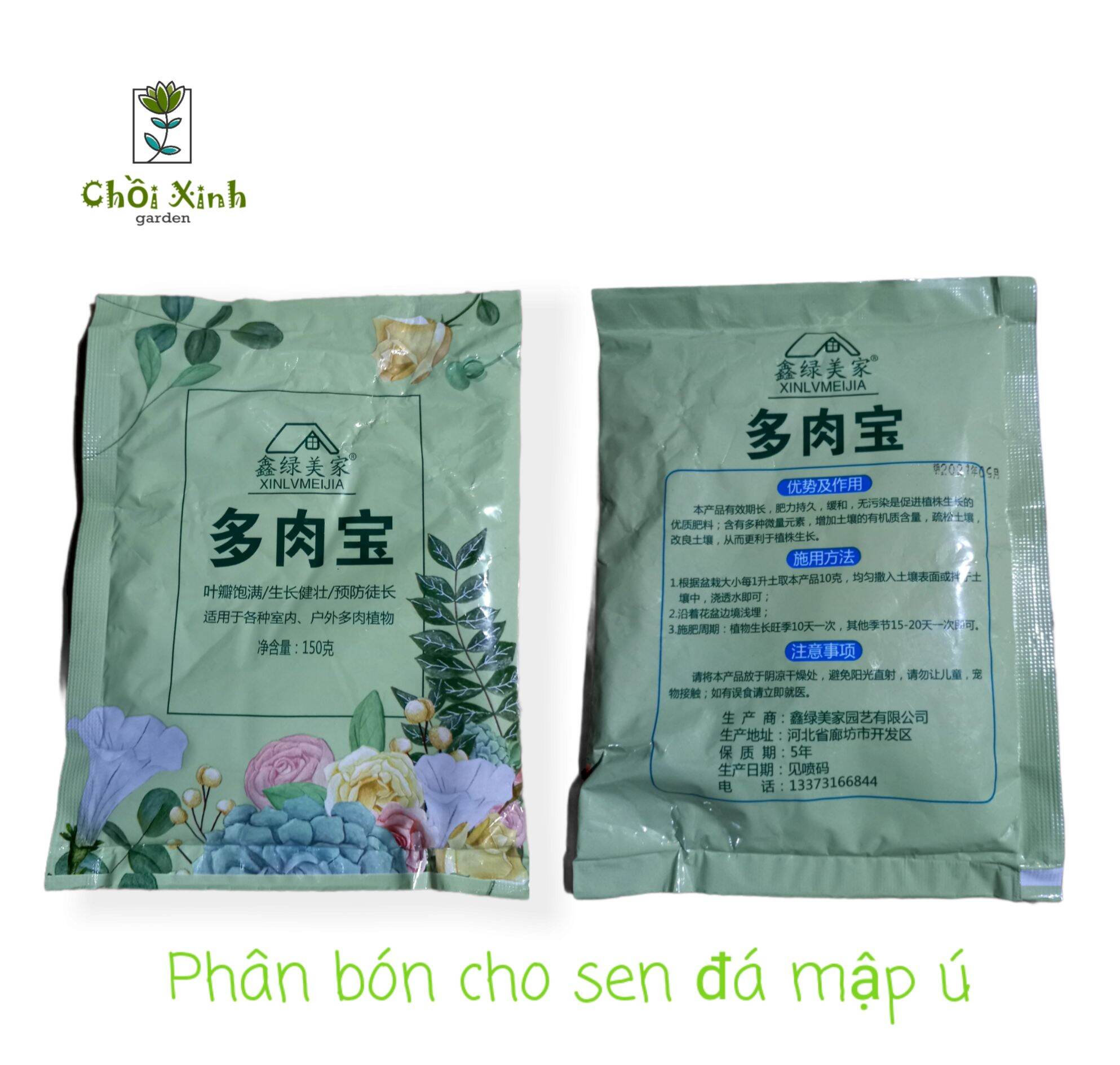 Phân bón tan chậm cho sen đá xương rồng mập ú