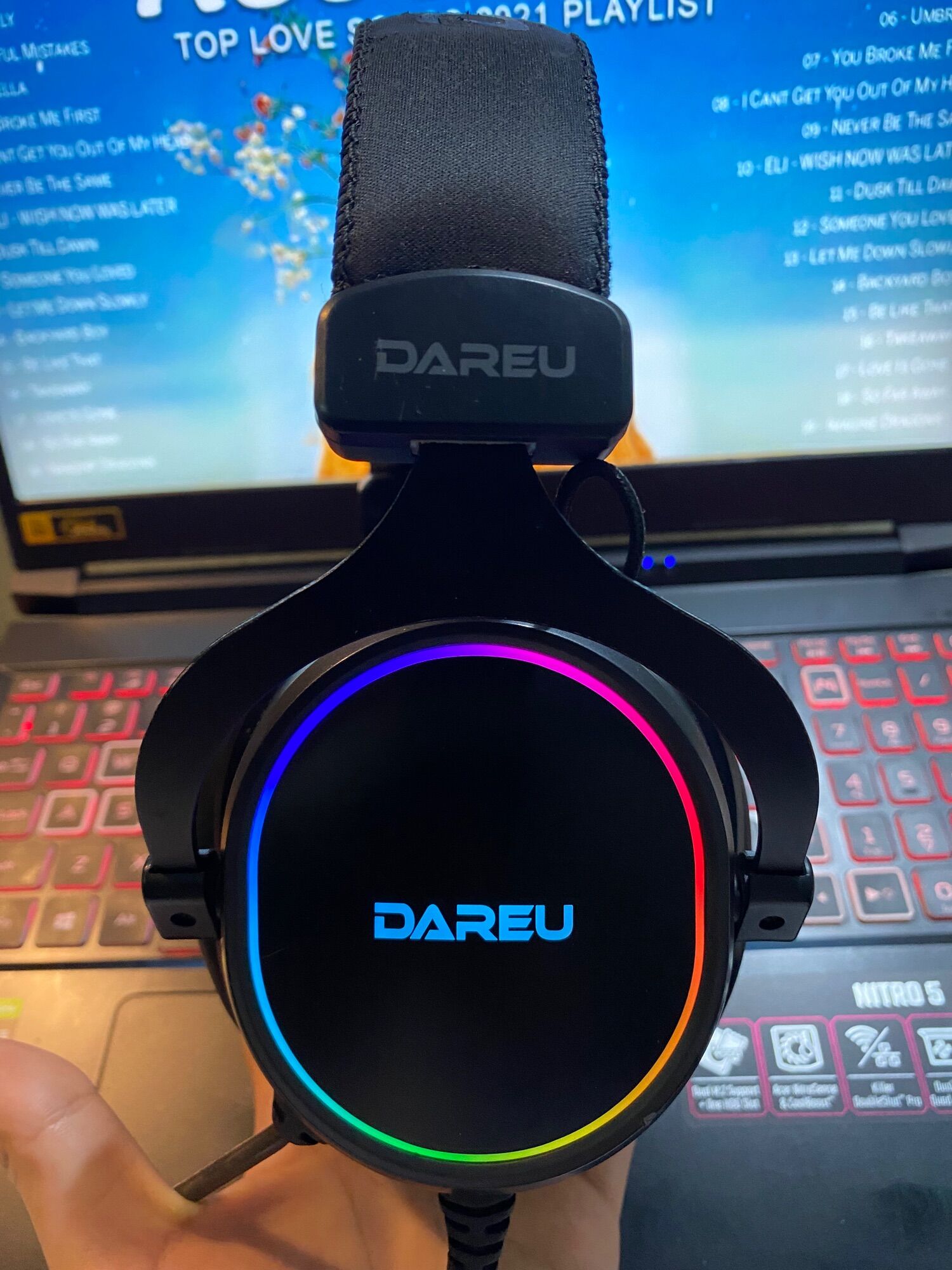 Tai nghe gaming dareu eh925 7.1 led rgb 2nd 92%