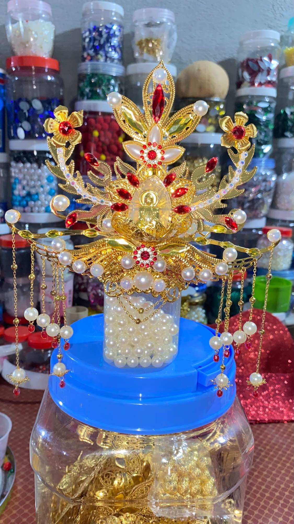 Áo choàng mẹ quan âm ( tượng 30-40cm)