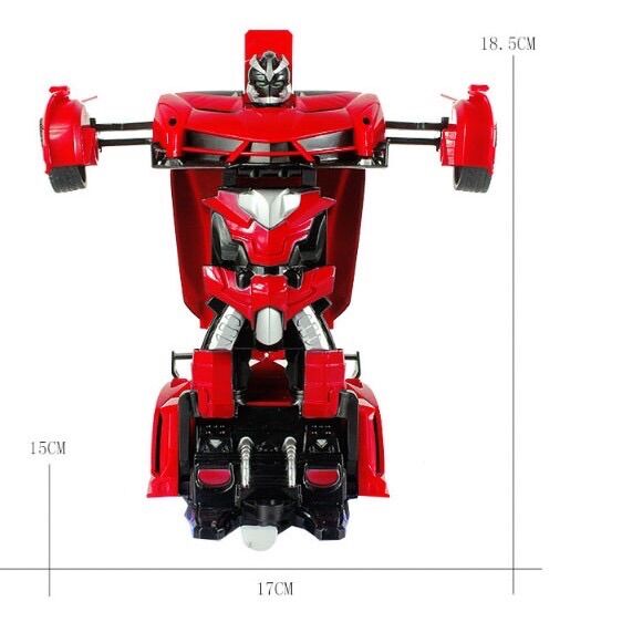 ô tô rô bốt biến hình điều khiển có sạc pin