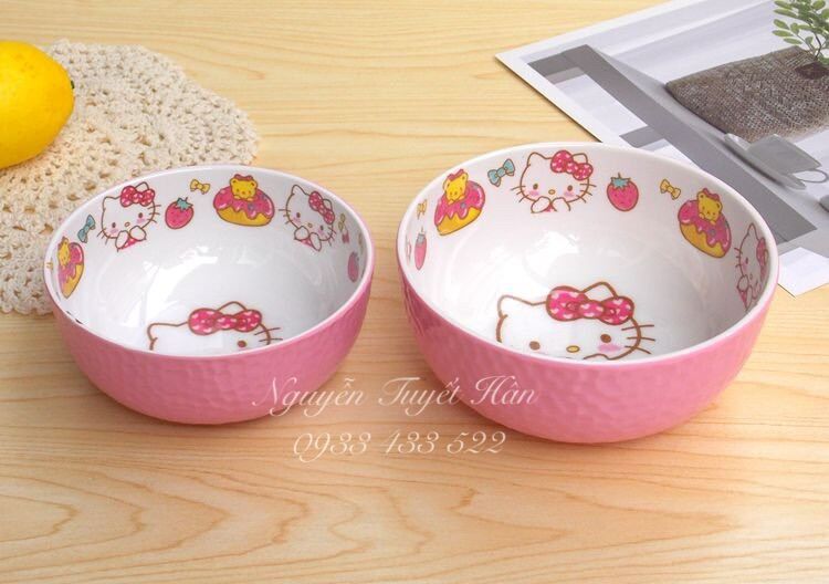 Tô chén Hello Kitty