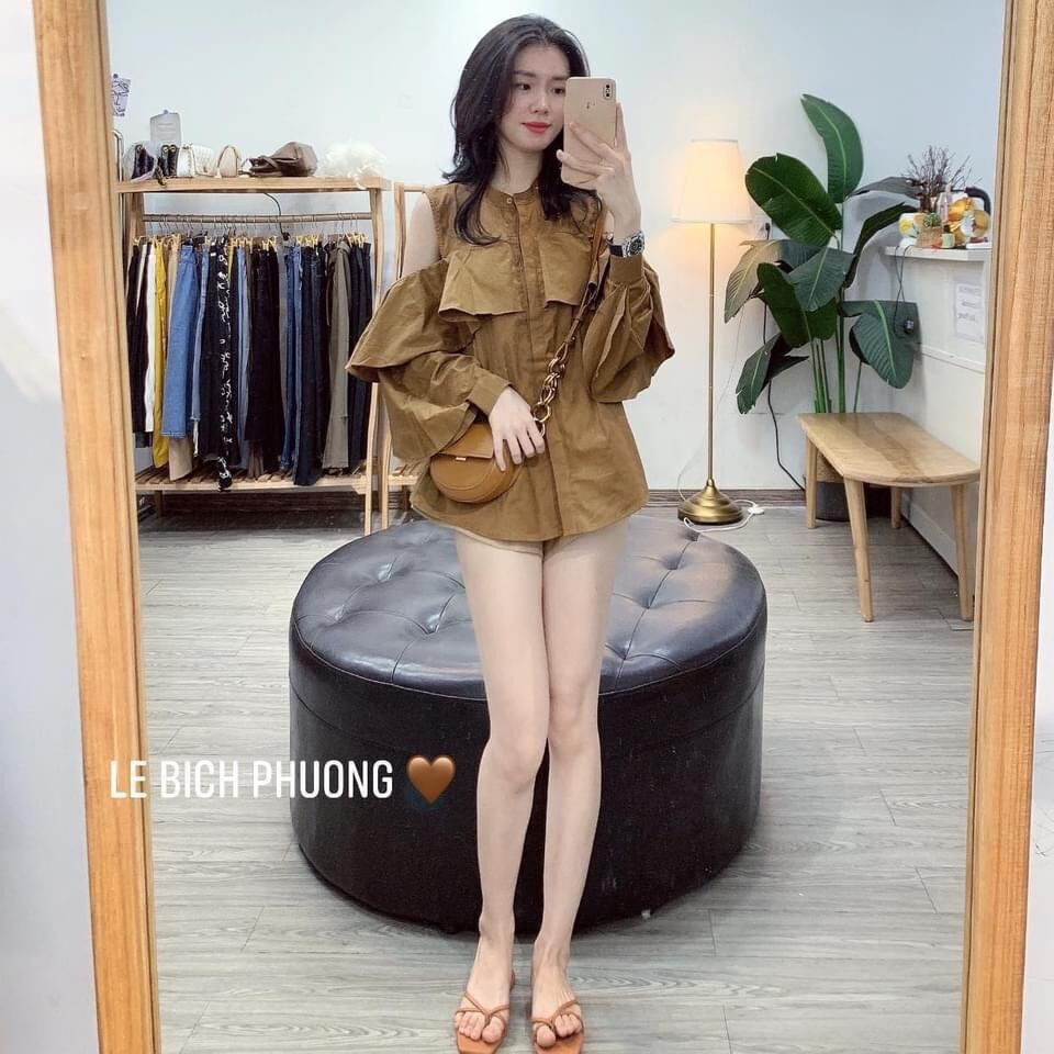 Áo khoét vai kiểu mới dưới 55kg