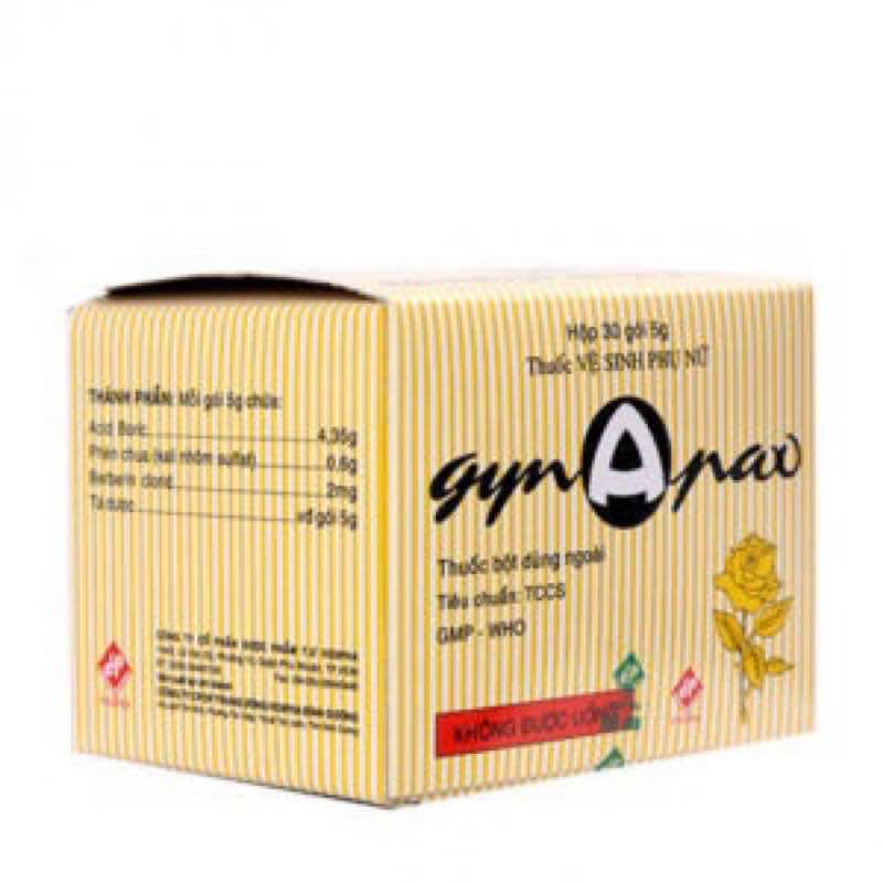 Bột rửa phụ khoa GynApax (Hộp 30 gói)