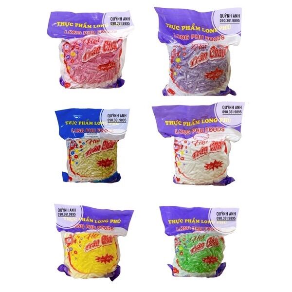 Trân châu sợi Long Phú nhiều mùi vị gói 1kg DỪA