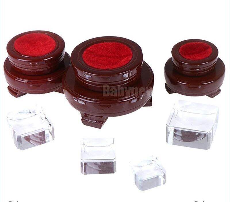 Đế gỗ quả cầu thủy tinh